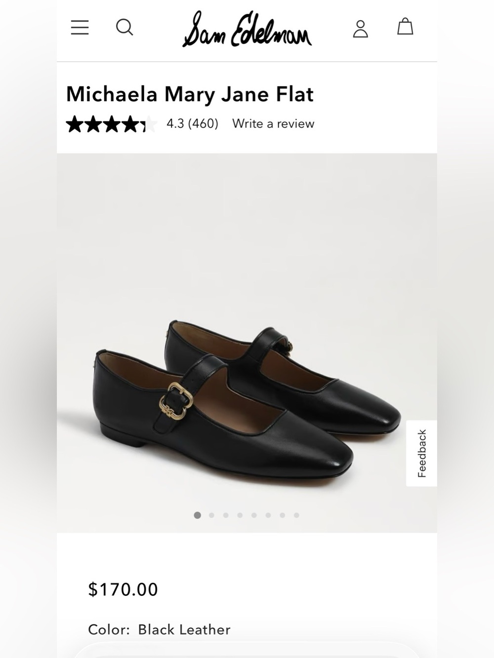 Sam Edelman Michaela Mary Jane Flats